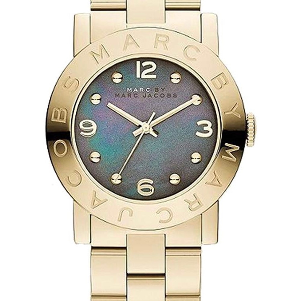 Marc Jacobs “Amy” Watch, Grey Mother of Pearl Dial